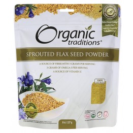 Organic Traditions - 有机发芽亚麻籽粉 227g